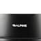 Alpine Industries 54 Gallon 2-Stream Stainless Steel Compost Bin, Recycling Can, and Trash Receptacle Black ALP475-27-BLK-R-T-CO - alternate 1